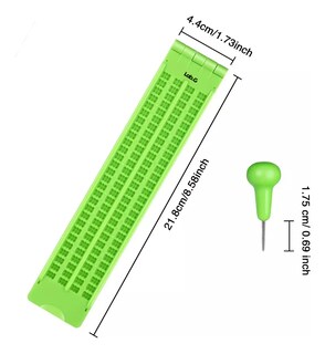 Foto 3 | Foto 3 | Regletas Escritura En Braille Verde