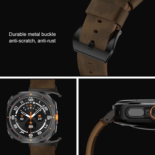 Foto 3 | Foto 3 | Correa De Reloj Vsant Vintage Leather Para Samsung Galaxy De 47 Mm - Venta Internacional.