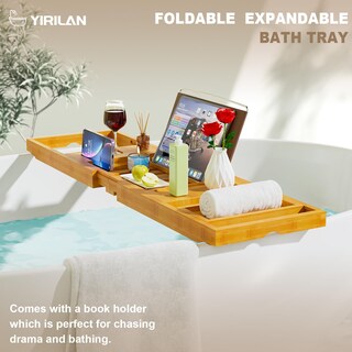 Foto 4 | Foto 4 | Bandeja De Bañera Caddy Yirilan Premium De Bambú Expandible - Venta Internacional.