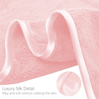 Foto 6 | Foto 6 | Paquete De 2 Toallas De Baño Tenstars Silk Con Dobladillo De 70 X 140 Cm Color Rosa - Venta Internacional.