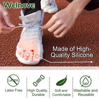 Foto 5 | Foto 5 | Separadores De Dedos En Gel Welnove Para Dedos Meñiques (paquete De 12) - Venta Internacional.