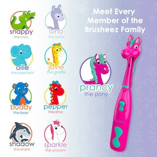 Foto 6 | Foto 6 | Juego De Cepillos De Dientes Eléctricos Brusheez Kids Safe Para Mayores De 3 Años Con Acceso - Venta Internacional.