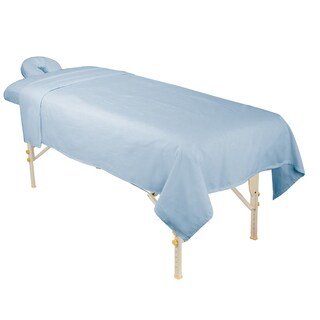 Foto 3 | Foto 3 | Juego De Sábanas De Masaje Forpro Premium Frannel Powder Blue - Venta Internacional.