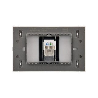 Foto 3 | Foto 3 | Placa Con Toma De Teléfono Lucek Línea Flat Color Blanco Bf17-b
