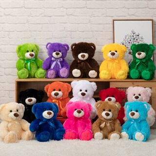 Foto 5 | Foto 5 | Peluche Wenmotdy Oso De Peluche Supercolor 35 Cm Rosa - Venta Internacional.
