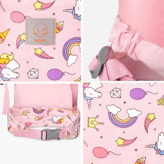 Foto 5 | Foto 5 | Portabuñecas Gagaku Para Niños Con Correas Ajustables Color Rosa - Venta Internacional.