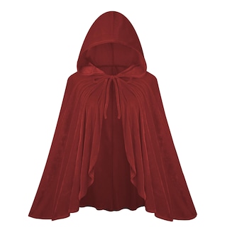 Foto 1 | Foto 1 | Cape Colorful House Caperucita Roja De Terciopelo Para Mujer - Venta Internacional.