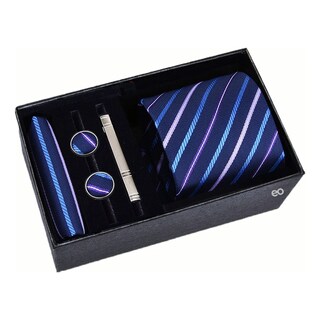 Foto 1 | Foto 1 | Set Corbata Pañuelo Mancuernilla Hombre 5 Piezas Estilo D Eo Safe Imports Esi-21711 Multicolor