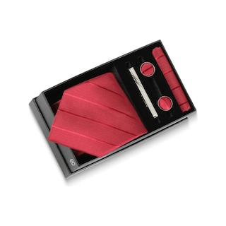 Foto 1 | Foto 1 | Set De Corbata Formal De 8 Cm Eo Safe Imports Esi-21707 rojo