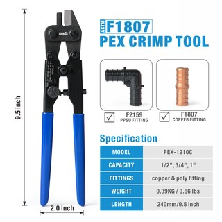 Foto 4 | Foto 4 | Kit De Herramientas De Crimpado Pex Icrimp F1807 Con Mordazas De Cambio Rápido - Venta Internacional.