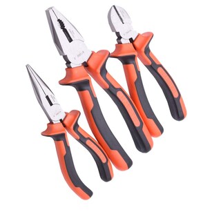 Foto 1 | Foto 1 | Juego De Alicates Edward Tools Harden De 3 Piezas Con Mangos Ergo Grip - Venta Internacional.