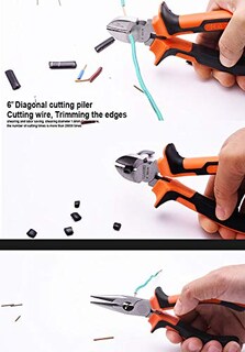 Foto 3 | Foto 3 | Juego De Alicates Edward Tools Harden De 3 Piezas Con Mangos Ergo Grip - Venta Internacional.