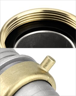 Foto 4 | Foto 4 | Juego De Accesorios Para Mangueras Qwork Aluminium Pin Lug  2 Pulgadas  75 Psi - Venta Internacional.