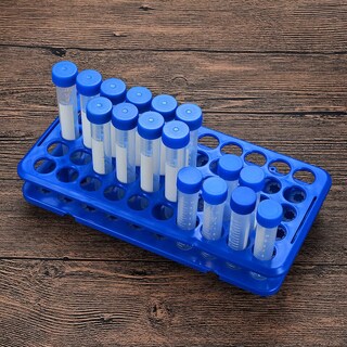 Foto 4 | Foto 4 | Soporte De Plástico Para Tubos De Ensayo Bkmamlab Para Tubos De 5 Ml/10 Ml/15 Ml - Venta Internacional.