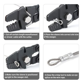Foto 3 | Foto 3 | Cuerda Metálica Swager Icrimp Para Engarzar Líneas De Pesca De 0 5 A 2 2 Mm - Venta Internacional.