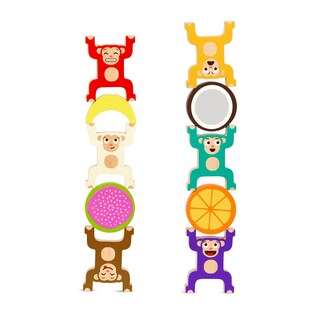 Foto 3 | Foto 3 | Juguete Apilable Battat Education De Madera Para Apilar Monos De 3 Años O Más - Venta Internacional.