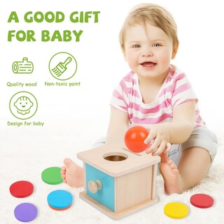 Foto 6 | Foto 6 | Monedero Montessori Toy Adena Con Bola Para Bebés De 6 A 12 Meses - Venta Internacional.