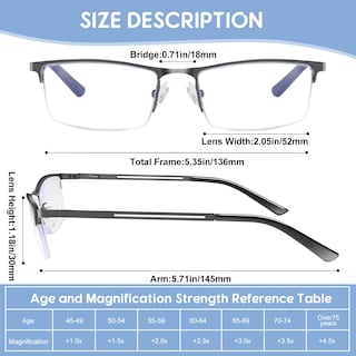 Foto 4 | Foto 4 | Gafas De Lectura Konhago Blue Light Blocking Para Hombre - Venta Internacional.