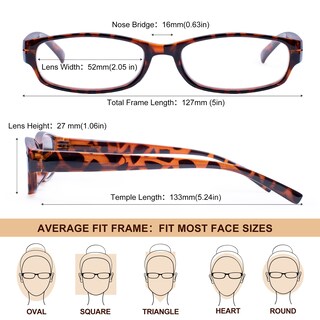 Foto 5 | Foto 5 | Gafas De Lectura Eyeguard Paquete De 4 Unidades Para Mujer 3 00 Con Funda - Venta Internacional.