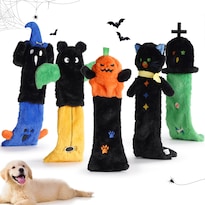 Peluche Dog Squeaky Toys Nocciola Halloween  5 Unidades  Sin Relleno - Venta Internacional.