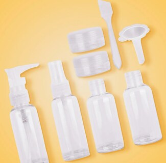 Foto 2 | Foto 2 | Kit De Viaje Xtellar Premium Con Botellas Recargables De Plástico - 8 Piezas Indispensables