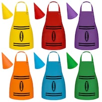 Delantal De Crayón Costume 2ooya Con Divertido Sombrero En Forma De Cono De Gnomo Para Niños - Venta Internacional.