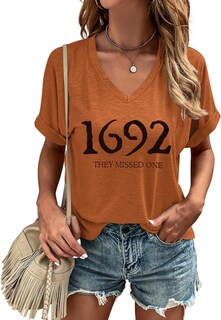 Foto 1 | Foto 1 | Camisa Butovek 1692 Para Mujer Cuello En V Para Halloween Talla Xl Marrón - Venta Internacional.