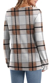 Foto 5 | Foto 5 | Top Túnica Xieerduo Térmico De Manga Larga De Gran Tamaño Para Mujer - Venta Internacional.