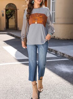 Foto 4 | Foto 4 | Blusas Dokotoo Halloween Spooky Season A Rayas Para Mujer 2024 - Venta Internacional.