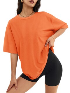 Foto 1 | Foto 1 | Camiseta Naranja Holgada Para Halloween De Shirt Athmile - Venta Internacional.