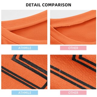 Foto 3 | Foto 3 | Camiseta Naranja Holgada Para Halloween De Shirt Athmile - Venta Internacional.