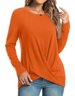 Foto 2 | Foto 2 | Camisas De Manga Larga Hotgift Para Mujer Color Naranja - Venta Internacional.