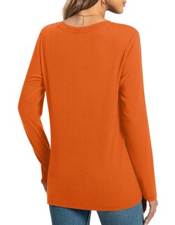 Foto 3 | Foto 3 | Camisas De Manga Larga Hotgift Para Mujer Color Naranja - Venta Internacional.