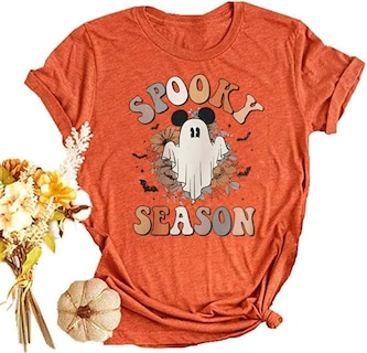 Foto 1 | Foto 1 | Camiseta Surbepo Halloween Pumpkin Para Mujer Otoño Naranja Talla L - Venta Internacional.