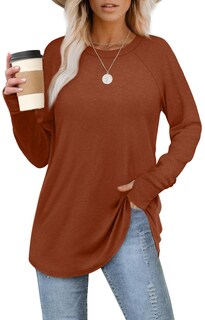 Foto 2 | Foto 2 | Camiseta Xieerduo Para Mujer Manga Larga Halloween Marrón Talla Xl - Venta Internacional.