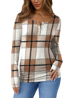 Foto 3 | Foto 3 | Camiseta Henley De Manga Larga Para Mujer Shirt Sampeel 2025 - Venta Internacional.