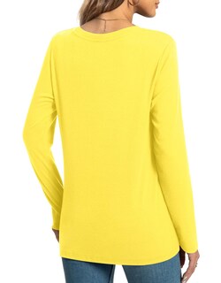 Foto 3 | Foto 3 | Túnicas Hotgift Para Halloween Camisas De Manga Larga Para Mujer Amarillas - Venta Internacional.
