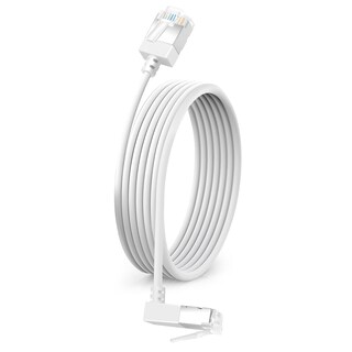 Foto 1 | Foto 1 | Cable Ethernet Dutevolns Ultra Thin Cat 6 90° Hacia Abajo 3 M Blanco - Venta Internacional.