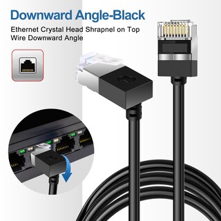 Foto 5 | Foto 5 | Cable Ethernet Dutevolns Ultra Thin Cat 6 90° Hacia Abajo 3 M Blanco - Venta Internacional.