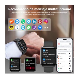 Foto 3 | Foto 3 | Reloj Smartwatch Lab.G con Bluetooth