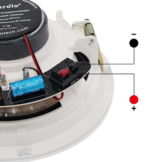 Foto 4 | Foto 4 | Altavoces De Techo Herdio Pasivos De Montaje Empotrado De 6.5 Pulgadas Y 600 W - Venta Internacional.