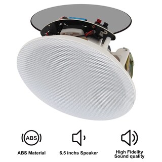 Foto 7 | Foto 7 | Altavoces De Techo Herdio Pasivos De Montaje Empotrado De 6.5 Pulgadas Y 600 W - Venta Internacional.