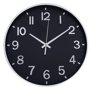 Foto 1 | Foto 1 | Reloj De Pared Hzdhclh Moderno De 30 Cm Funciona Con Pilas Silencioso Negro - Venta Internacional.