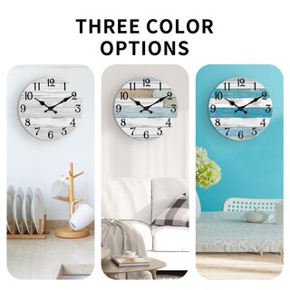 Foto 4 | Foto 4 | Reloj De Pared Kecyet  Funciona Con Pilas  35 Cm  Diseño Costero Silencioso - Venta Internacional.