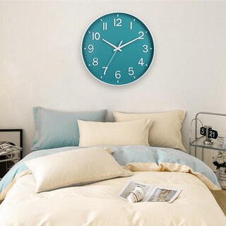 Foto 6 | Foto 6 | Reloj De Pared Hzdhclh 30 Cm Funciona Con Pilas Silencioso No Hace Tictac - Venta Internacional.