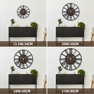 Foto 2 | Foto 2 | Reloj De Pared Mee 2ou Grande 50 Cm Silencioso No Hace Tictac - Venta Internacional.