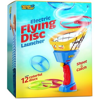 Foto 1 | Foto 1 | Lanzador Eléctrico De Discos Voladores Ninja Blast Para Niños De 4 A 8 Años - Venta Internacional.