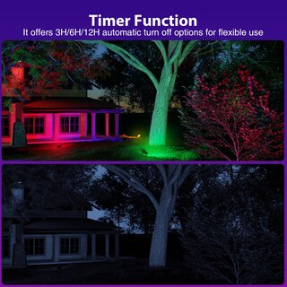 Foto 4 | Foto 4 | Flood Lights Olafus Rgb De 120 W Con Mando A Distancia Para Halloween Paquete De 2 - Venta Internacional.