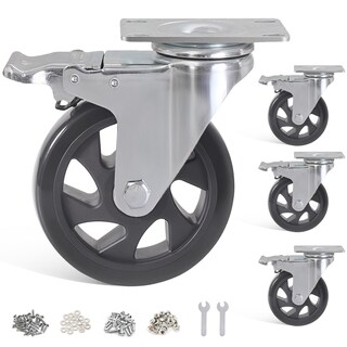 Foto 1 | Foto 1 | Ruedas Caster Bzoliheu De 5 Cm  Resistentes  Con Freno  Juego De 4 - Venta Internacional.