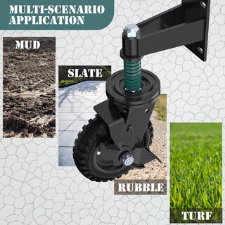 Foto 6 | Foto 6 | Rueda De Puerta Lygoeege Heavy Duty Con Freno 6 Pulgadas Tapa De 250 Kg. - Venta Internacional.